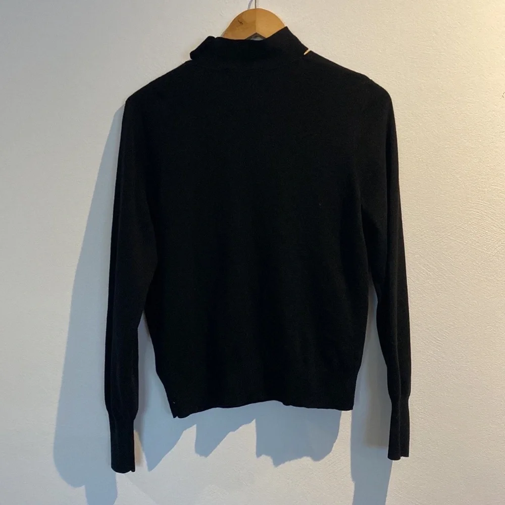 Forever New - Choker Neckline Long Sleeve Knitted Top - Size Small - Picture 3 of 3